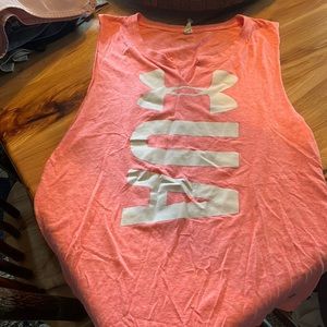 Pink cut off tank